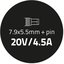 Qoltec Power Supply for IBM Lenovo 90W | 20V | 4.5A | 7.9*5.5