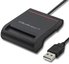 Qoltec Smart chip card scanner USB 2.0 Plug&play