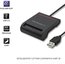 Qoltec Smart chip card scanner USB 2.0 Plug&play