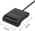 Qoltec Smart chip card scanner USB 2.0 Plug&play