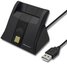 Qoltec Smart chip card scanner USB2.0 Plug&play