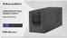 Qoltec Uninterruptible power supply, 1200VA, 720W