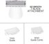 Rio SHTR-EU/1.3 Go Smooth 4-In-1 Lady Shaver & Bikini Trimmer, White