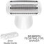 Rio SHTR-EU/1.3 Go Smooth 4-In-1 Lady Shaver & Bikini Trimmer, White