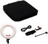 Caruba Round Vlogger 12 inch LED set met tas   Pink  (MENZ)