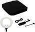 Caruba Round Vlogger 12 inch LED set met tas   White