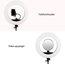 Caruba Round Vlogger 18 inch LED set Economy met tas   Black