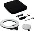 Caruba Round Vlogger 18 inch LED set PRO met tas   Black