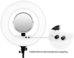 Caruba Round Vlogger 18 inch LED set PRO met tas   White