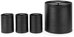 Russell Hobbs RH03270 Liniera 4-Piece Countertop Set, Black