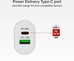 SBS charger USB/USB-C 20W, white