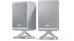 Sharp HT-SPR52021(SL) Q Soundbar 2.0.2 Wireless Rear Surround Speakers, Silver | Sharp