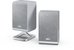 Sharp HT-SPR52021(SL) Q Soundbar 2.0.2 Wireless Rear Surround Speakers, Silver | Sharp