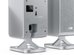 Sharp HT-SPR52021(SL) Q Soundbar 2.0.2 Wireless Rear Surround Speakers, Silver | Sharp