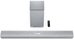 Sharp HT-SBW55121(SL) Q 5.1.2 Dolby Atmos/ DTS:X Soundbar with Wireless Subwoofer, Silver | Sharp