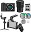 Nikon ZR vestuvių filmavimo komplektas - kamera, objektyvas ir stabilizatorius ir kiti priedai
