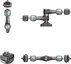 SmallRig 4490 HawkLock H21 Quick Release Rosette Magic Arm (7")