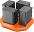 SmallRig 4837 NP-F 4-Channel Camera Battery Charger