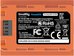 SmallRig 4969 NP-FZ100 USB-C Rechargeable Camera Battery Orange