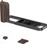 SmallRig 6237 L-Shaped Mount Plate with Wooden Handle for FUJIFILM X-E5 (Ebony, Black)