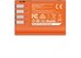 SmallRig 4979 Camera Battery USB-C Rechargeable DMW-BLK22 Orange