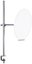 Amaran Verge Desk Clamp Stand Silver