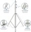 Neewer Stainless Steel Photography Light Stand 280 height