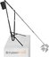 StudioKing Professional Corner Boom Stand FPT-2100B