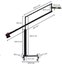 StudioKing Professional Light Boom + Light Stand FPT-3601