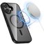 Tech-Protect case Apple iPhone 17 MagMat MagSafe, black/clear