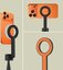 Tech-Protect Selfie Stick Tripod L10S, orange/black