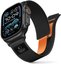 Tech-Protect watch strap Nylon Elite Apple Watch 44/45/46/49mm, black/orange