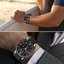 Tech-Protect watch strap Nylon Stripe Samsung Galaxy Watch8/8 Classic 40/44/46mm, black/orange