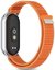 Tech-Protect watch strap Nylon Stripe Xiaomi Smart Band 8/9/10, orange/grey