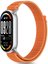 Tech-Protect watch strap Nylon Stripe Xiaomi Smart Band 8/9/10, orange/grey