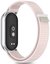 Tech-Protect watch strap Nylon Stripe Xiaomi Smart Band 8/9/10, pink/grey