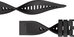 Tech-Protect watch strap Smooth Garmin fenix 5/6/6 Pro 22mm, black