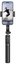 XO tripod-selfie stick SS13 BT 106cm, black