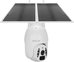 Tellur Smart WiFi Solar Camera P&T 3MP, 2K UltraHD, PIR, 20W solar panel, white