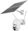 Tellur Smart WiFi Solar Camera P&T 3MP, 2K UltraHD, PIR, 20W solar panel, white