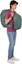 Thule 5314 Landmark 60L Unisex Travel Pack Hazy Green