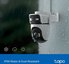 TP-LINK | Dual Lens Security Wi-Fi Camera | Tapo C545D | Dome | 3 MP | 6mm | IP66 | H.264 | MicroSD, up to 512 GB