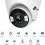 TP-LINK VIGI 4MP Full-Color Turret Network Camera VIGI C440 4 mm, H.265+/H.265/H.264+/H.264, MicroSD