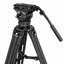 NEEWER 78 Inch Carbon Fibre Video Tripod with Fluid Head 10103171