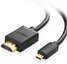 UGREEN HD127 Micro HDMI to HDMI Cable 3m black