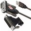 Unitek Adapter USB- 1xRS-232 + Adapter DB9F/DB25M Y-105A