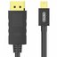 Unitek CABLE miniDisplayPort/ DisplayP M/M 2m;Y-C611BK