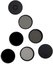 Urth 62mm ND2, ND4, ND8, ND64, ND1000 Lens Filter Kit (Plus+)