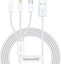 Baseus Lightning / USB Type C / Micro USB 3.5 A 1.5 m White