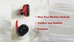 V.Silencer Ture Wireless Earbuds black/red